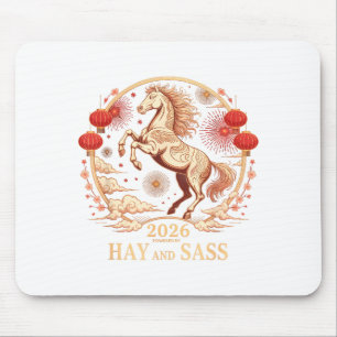 Tapis De Souris Dame de cheval Sy 2026 alimentée par Hay & S Z