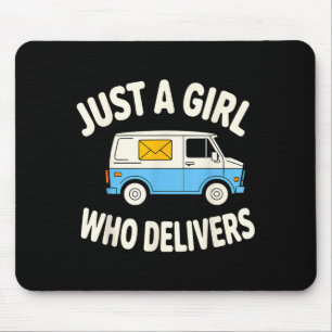 Tapis De Souris Dame de la Poste Design pour Femmes Filles Travail