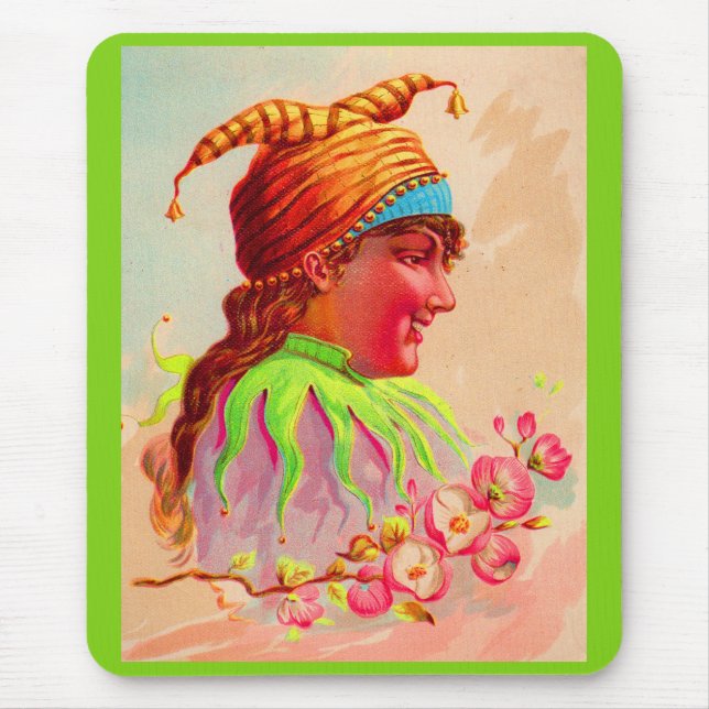 Tapis De Souris Dame victorienne jester (Devant)