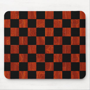 Tapis De Souris Damier en bois