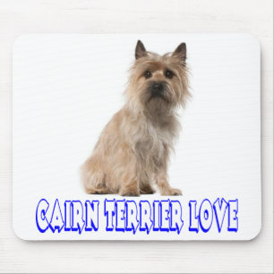 Tapis de souris d'amour de chiot Cairn Terrier
