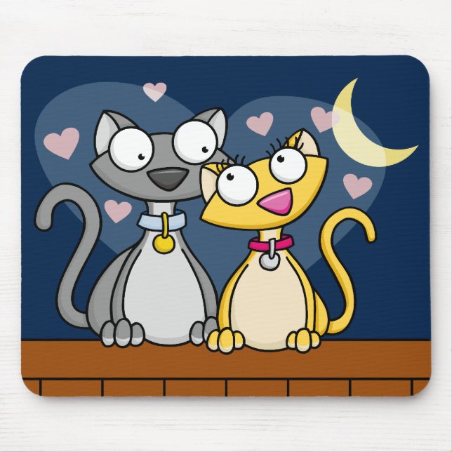 Tapis de souris d'amour de Kitty (Devant)