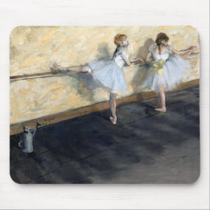 Tapis De Souris Dancers Practicing at the Barre, Edgar Degas