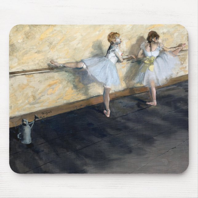 Tapis De Souris Dancers Practicing at the Barre, Edgar Degas (Devant)