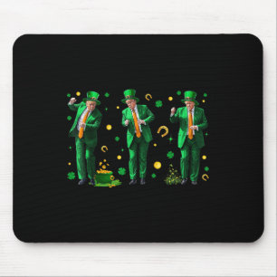 Tapis De Souris Dancing Trump St. Patricks Day, Uni-adultes,