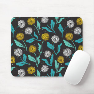 Tapis De Souris Dandelion de printemps Fleurs et design Feuille