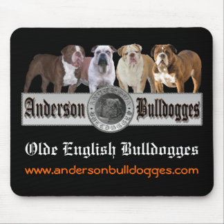 Tapis de souris d'Anderson Bulldogges