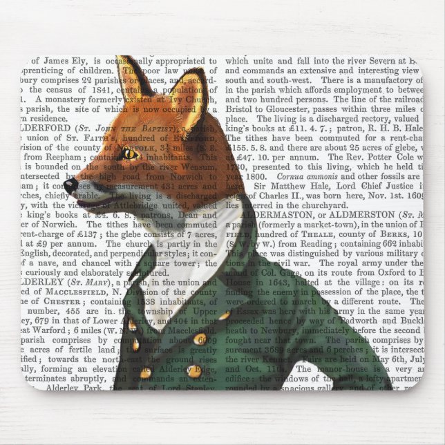 Tapis De Souris Dandy Fox Portrait (Devant)