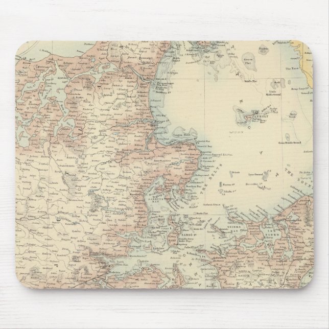 Tapis De Souris Danemark avec Schleswig et Holstein (Devant)