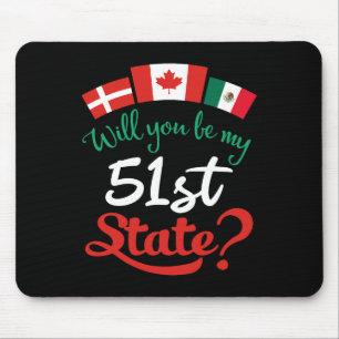 Tapis De Souris Danemark Canada Mexique Drapeaux Serez-Vous Mon 51