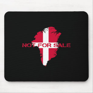 Tapis De Souris Danemark Drapeau Le Groenland n'est pas à vendre A
