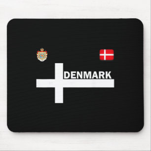 Tapis De Souris Danemark Maillot-drapeau Maillot de foot-football-