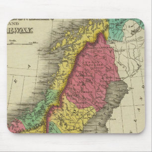 Tapis De Souris Danemark, Suède Et Norvège