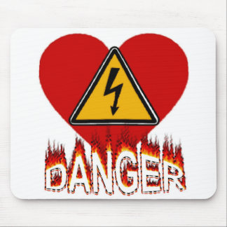Tapis De Souris Danger Love Mousepad