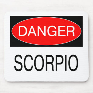 Tapis De Souris Danger - Scorpion T-Shirt Chapeau Tasse Astrologie