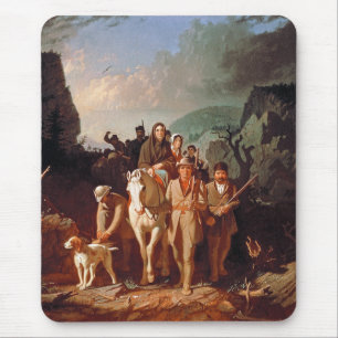 Tapis De Souris Daniel Boone escorte les colons