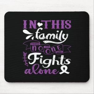 Tapis De Souris Dans Cette Famille Personne ne combat seul Pancrea