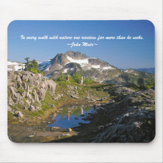 Tapis De Souris Dans chaque promenade avec la nature on reçoivent…