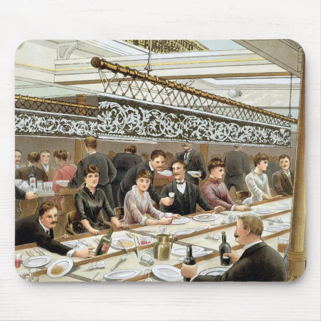Tapis De Souris Dans la baie, temps de dîner - une bosse (Devant)