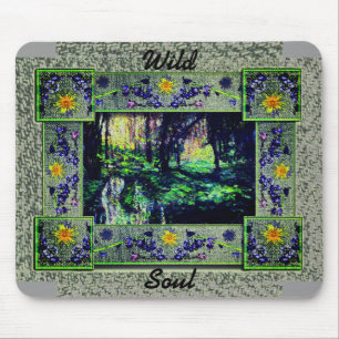 Tapis De Souris Dans la boisée Wild Soul Mouse Pad