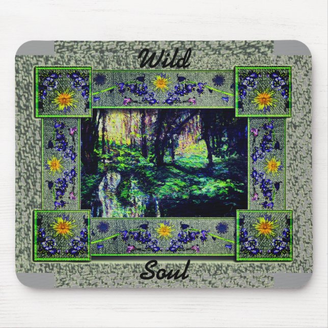 Tapis De Souris Dans la boisée Wild Soul Mouse Pad (Devant)