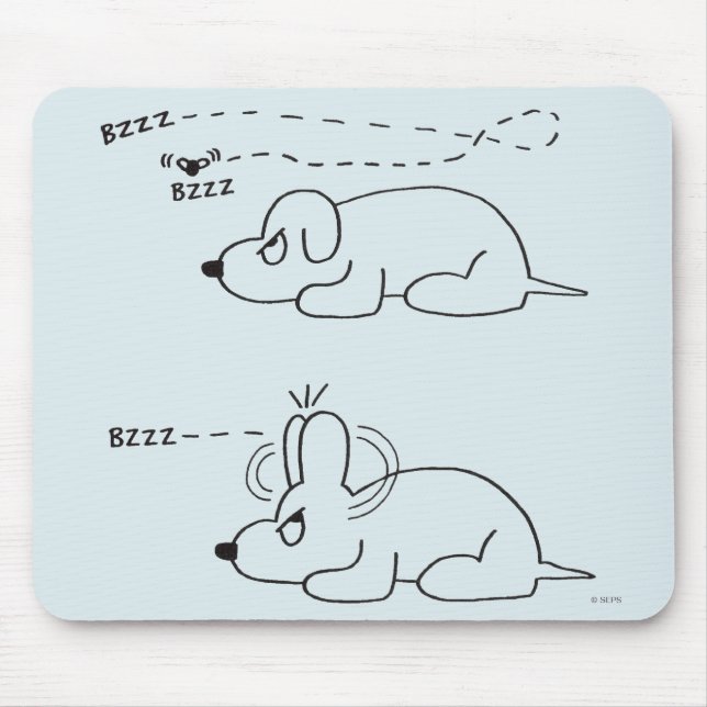 Tapis De Souris Dans l'âge d'un chien (Devant)