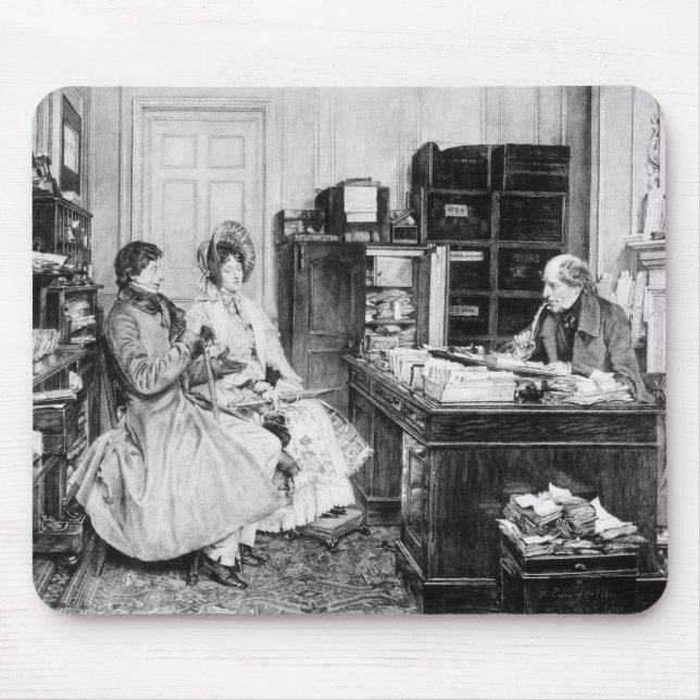 Tapis De Souris Dans le bureau de l'avocat-conseil (Devant)