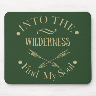 Tapis De Souris dans le désert trouvez mon âme