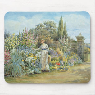 Tapis De Souris Dans le jardin