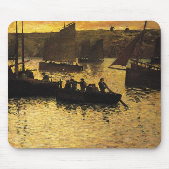 Tapis De Souris Dans le port, 1895 (Devant)