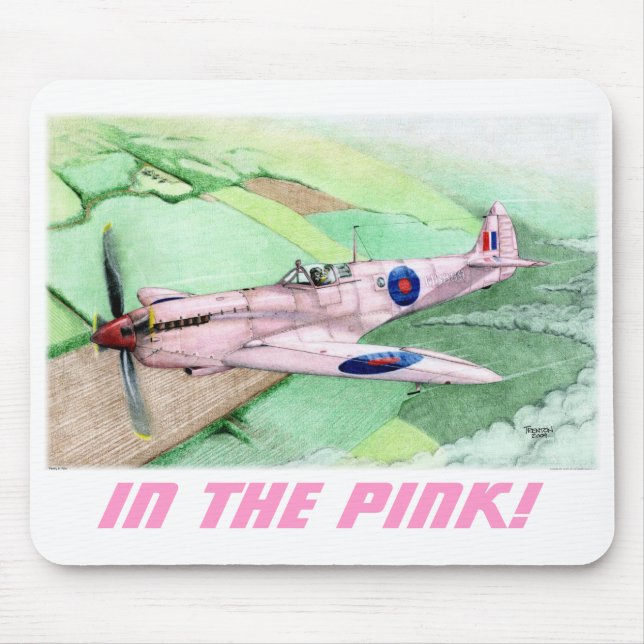 Tapis De Souris Dans le rose (Devant)