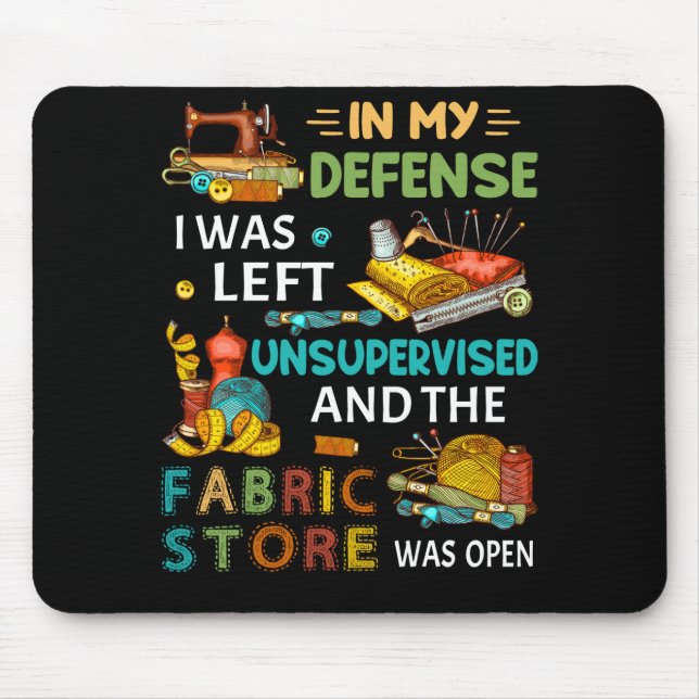 Tapis De Souris Dans Ma Défense, J'Ai Été Laissé Sans Surveillance (Devant)
