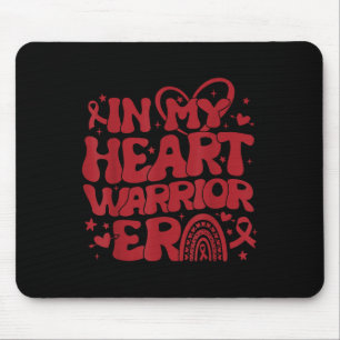 Tapis De Souris Dans Mon Coeur Guerrier Époque Maladie cardiaque S
