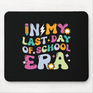 Tapis De Souris Dans Mon Dernier Jour D'École Époque Enfants Ensei