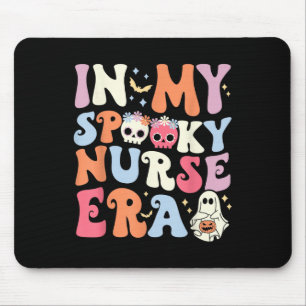 Tapis De Souris Dans Mon Époque Éffrayante Infirmière Halloween Nu