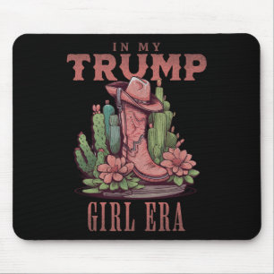 Tapis De Souris Dans mon ère de fille Trump Western Usa American C