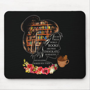 Tapis De Souris Dans Mon Monde De Rêve Les Livres Sont Pour Le Cad