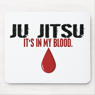 Tapis De Souris Dans mon sang JU JITSU