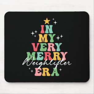 Tapis De Souris Dans mon très joyeux âge Weighter-lifter Noël Supe