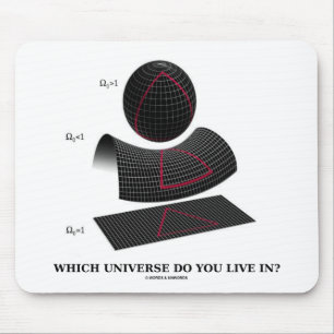 Tapis De Souris Dans quel univers vivez-vous ? (Humour de physique