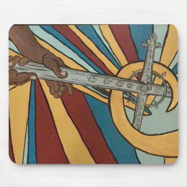 Tapis De Souris Dans Ses Mains (Devant)