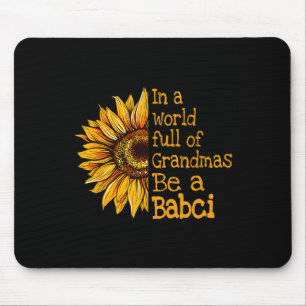 Tapis De Souris Dans Un Monde De Grandmas Be A Babci Pologne Polon