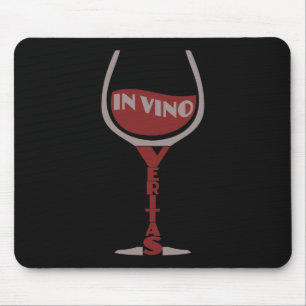 Tapis De Souris Dans Vino Veritas mousepad personnalisé