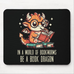 Tapis De Souris Dans World Of Bookworts Be Livre Dragon mignonne F