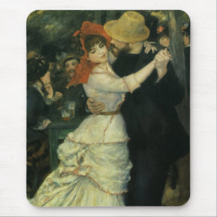 Tapis De Souris Danse à Bougival par Pierre Renoir, Art Vintage