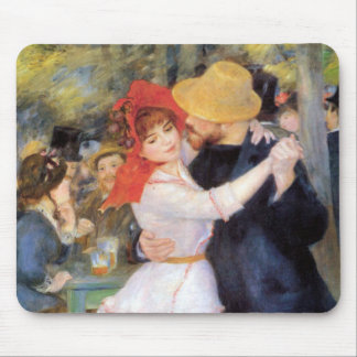 Tapis De Souris Danse à Bougival - Peinture impressionniste Renoir