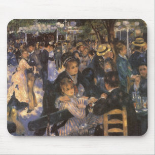 Tapis De Souris Danse au Moulin de la Galette par Pierre Renoir
