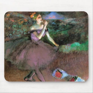 Tapis De Souris Danse avec bouquets par Degas