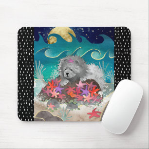 Tapis De Souris DANSE AVEC LE STARZ Blue Chow - Mousepad