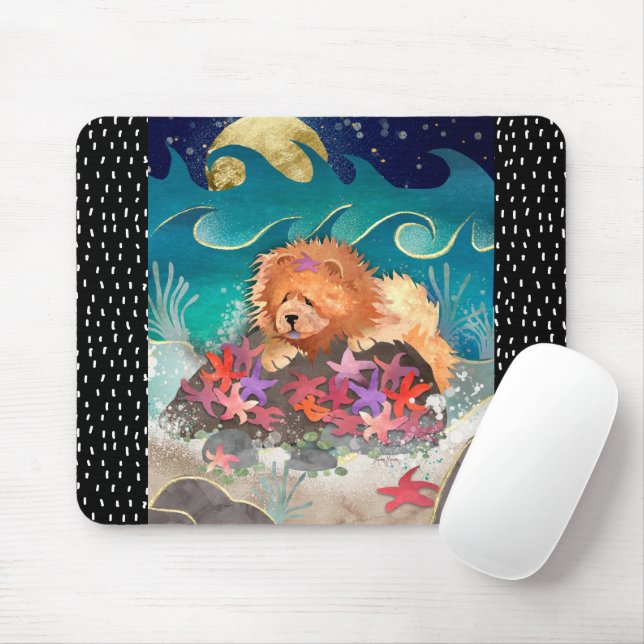 Tapis De Souris DANSE AVEC LE STARZ Chow - Mousepad (Avec souris)